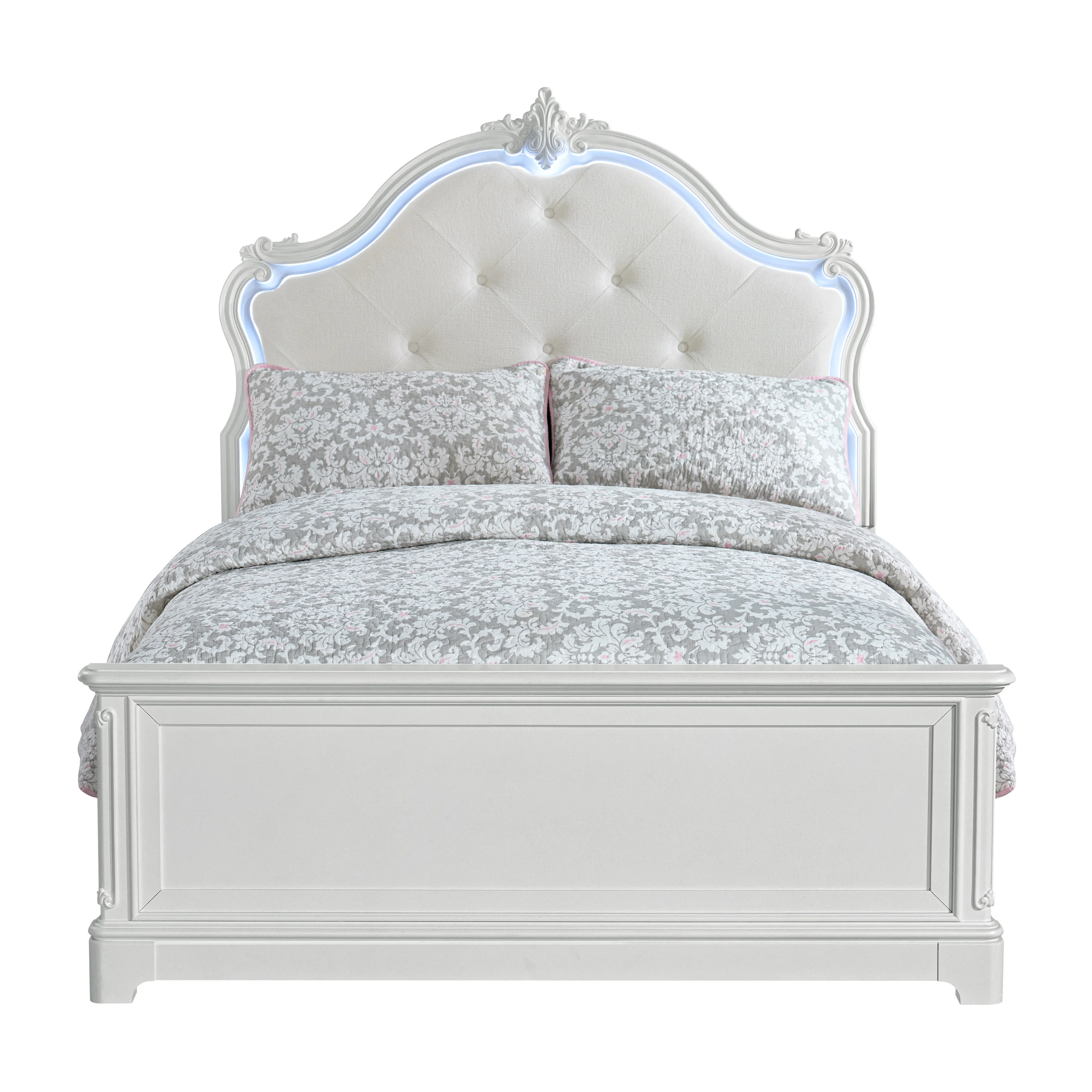 Arabella White Full Bed-3
