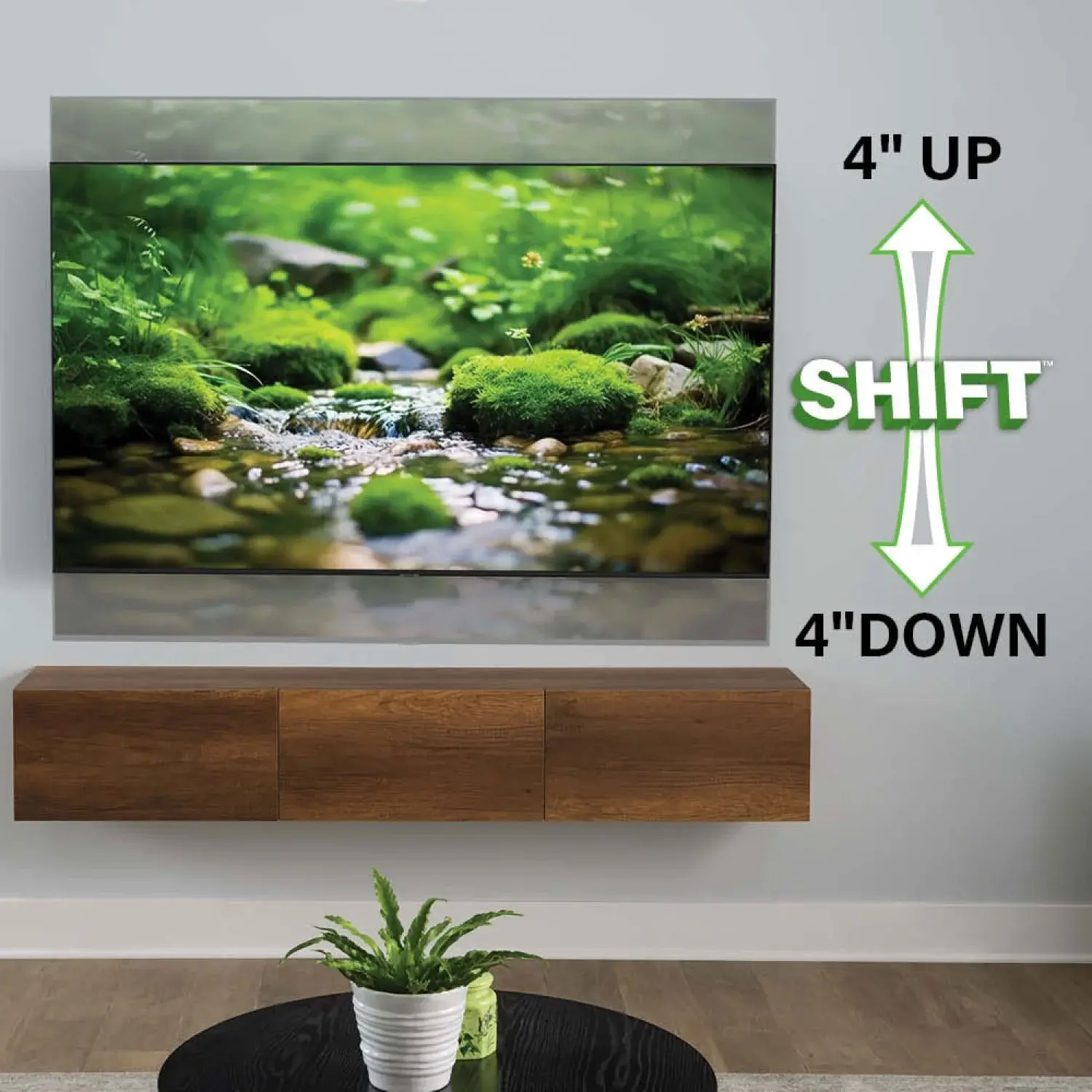 VLF828-B2 Sanus Advanced Full-Motion 4D + Shift TV Wall Mount for TVs 42 -90 -5