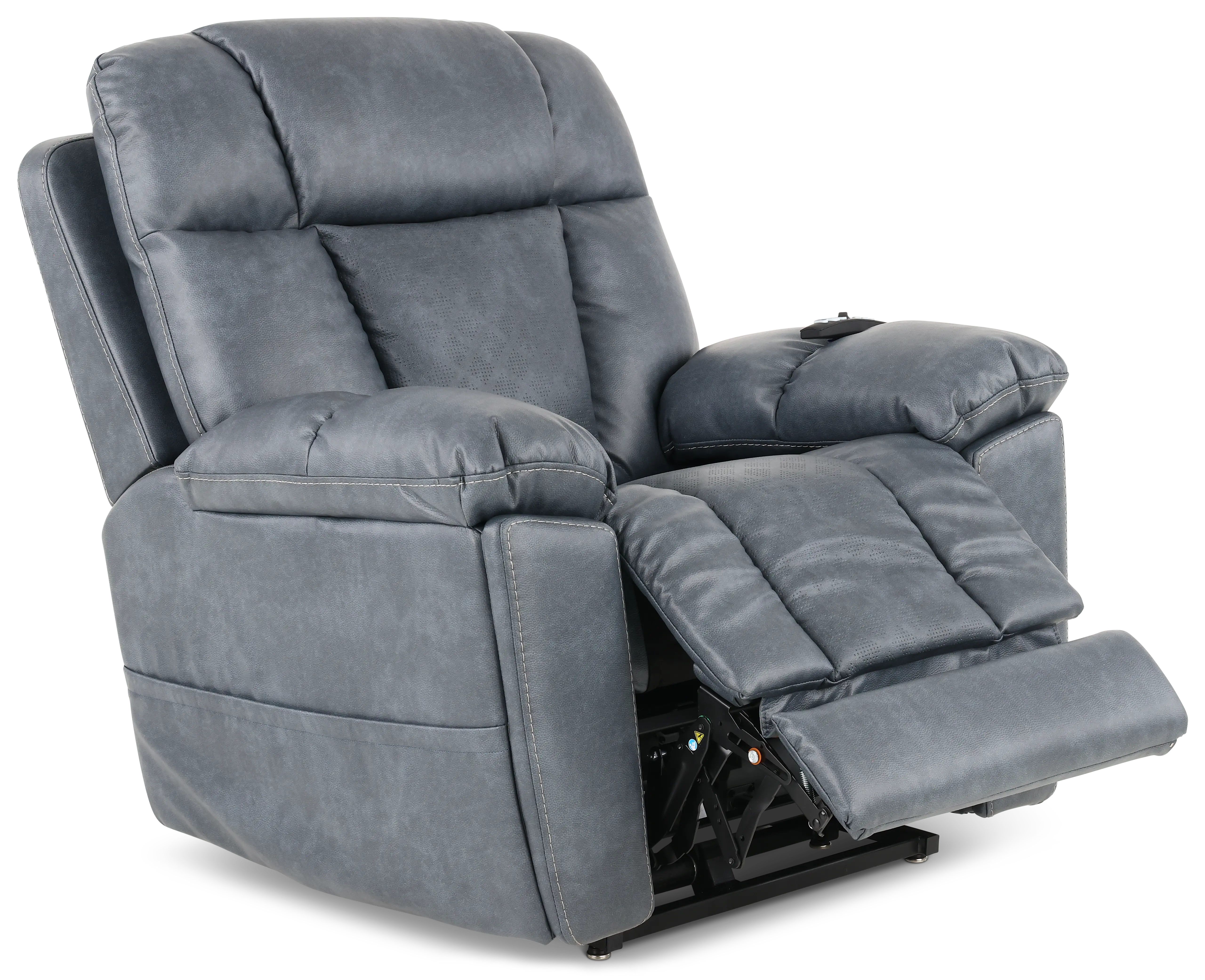 Infi-Elite Slate Gray Lift Recliner with Heat and Massage-5