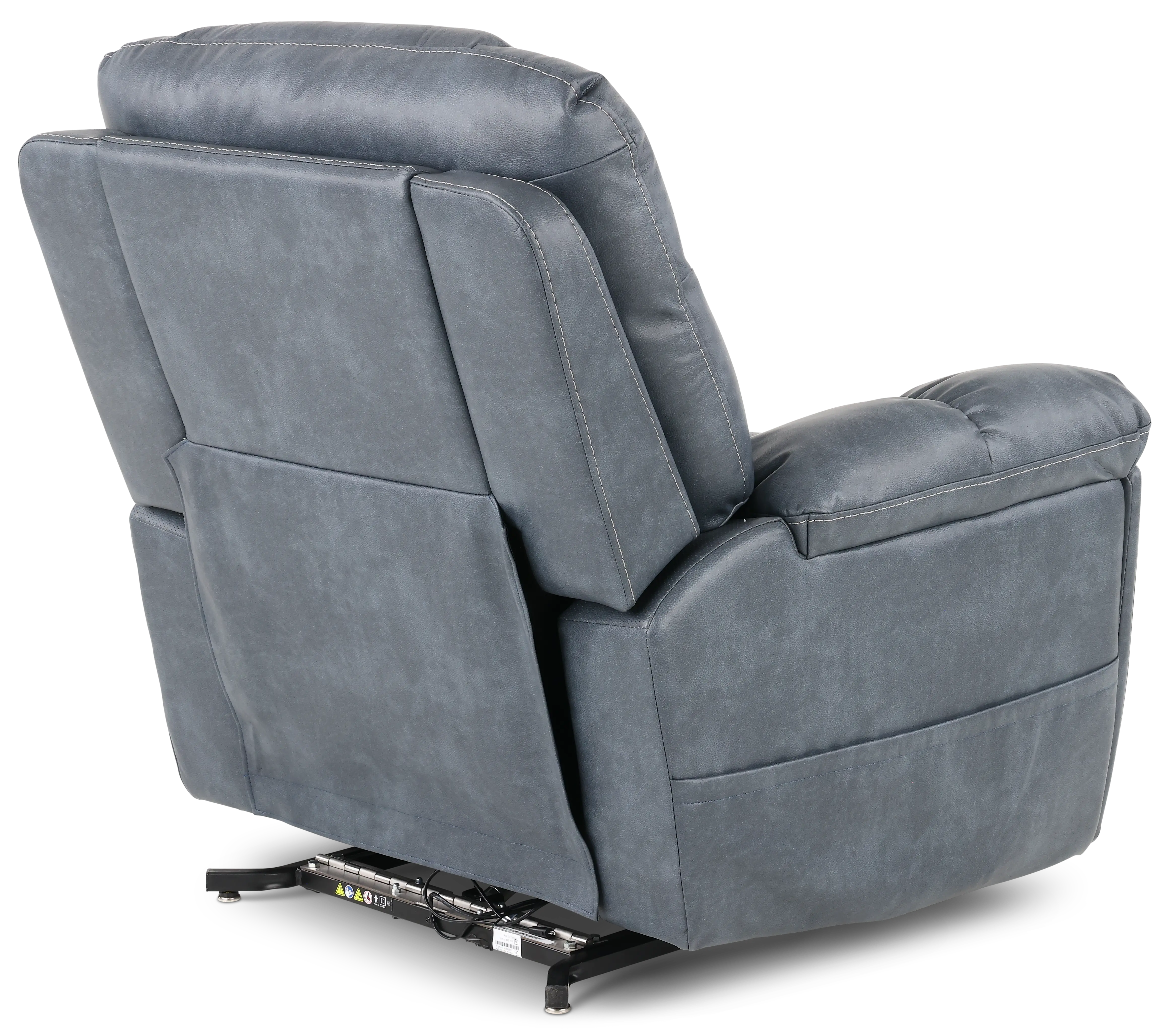 Infi-Elite Slate Gray Lift Recliner with Heat and Massage-8