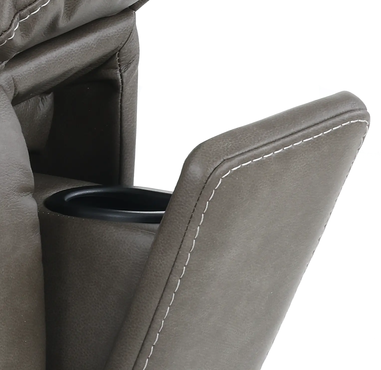 Infi-Elite Smoke Gray Lift Recliner with Heat and Massage-12