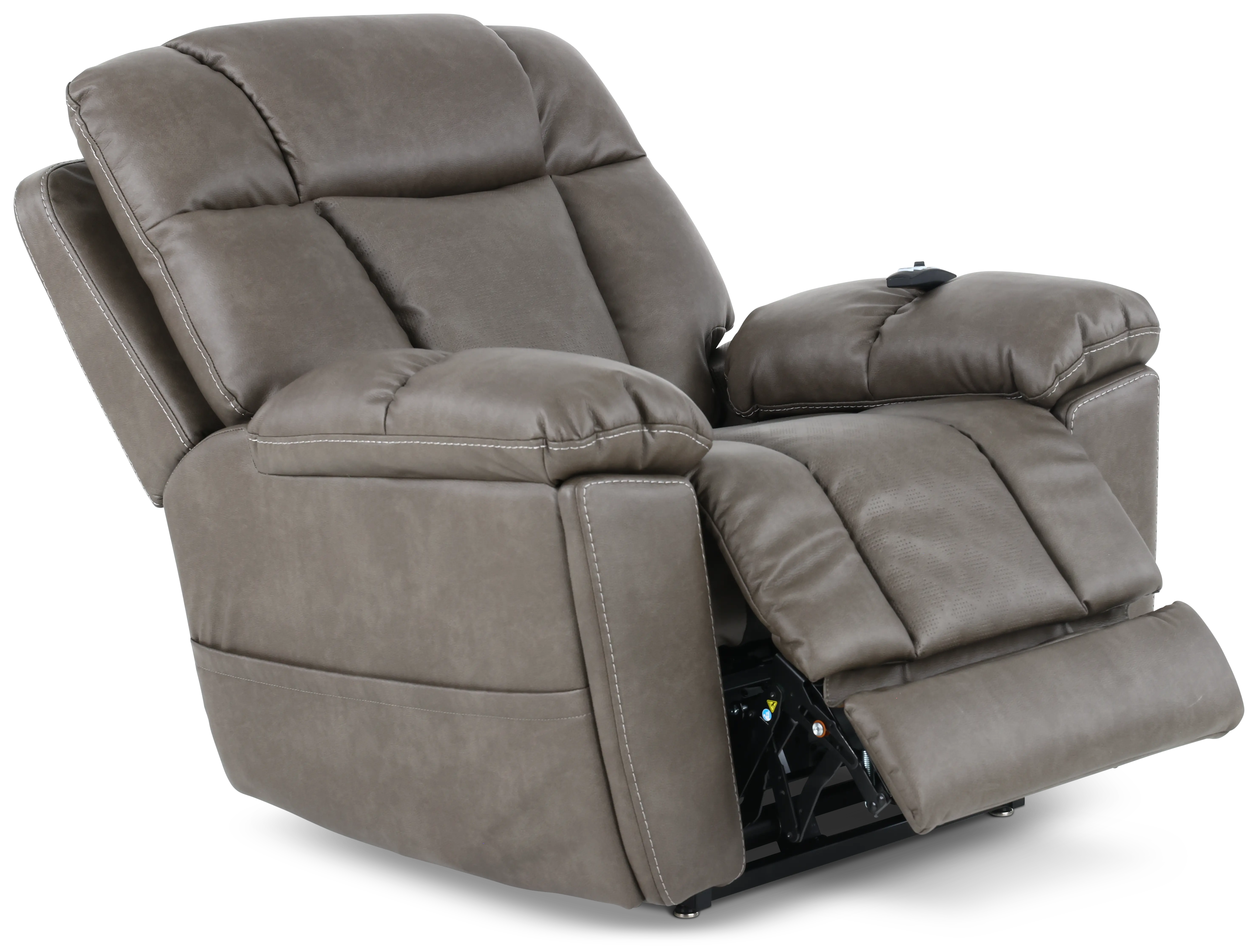 Infi-Elite Smoke Gray Lift Recliner with Heat and Massage-5