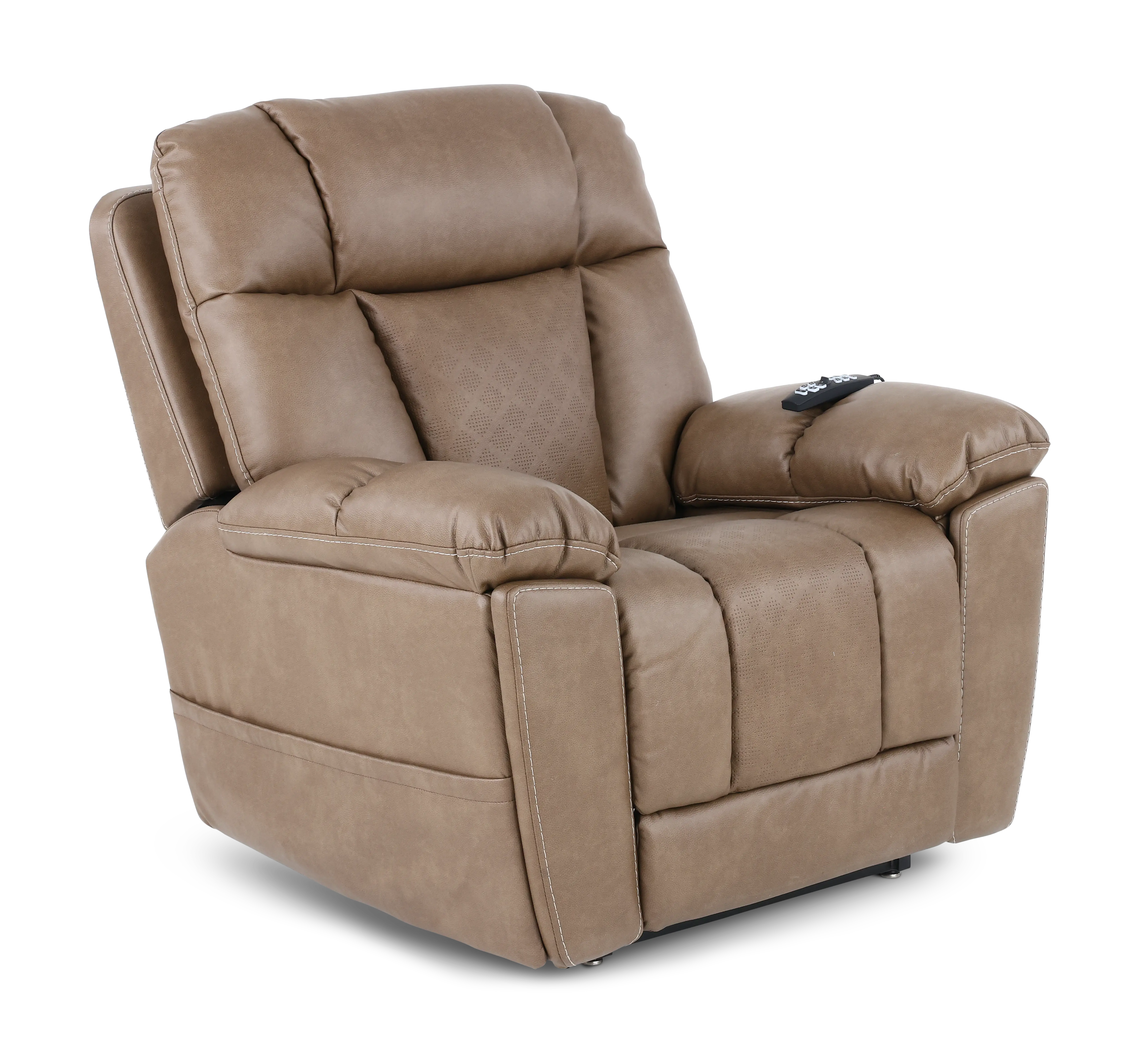 Infi-Elite Beige Lift Recliner with Heat and Massage-1