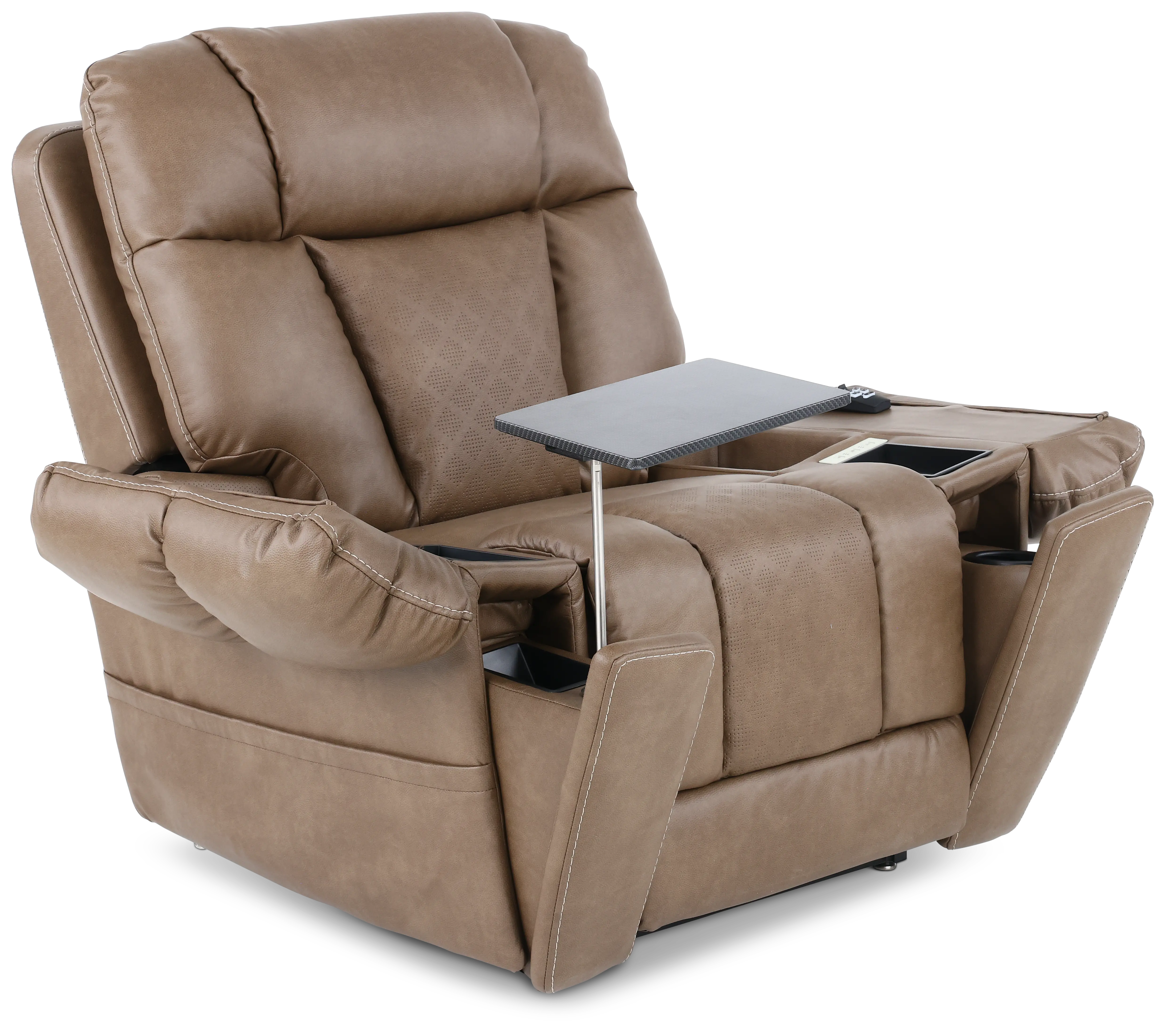 Infi-Elite Beige Lift Recliner with Heat and Massage-6