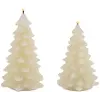 LED Tree Candle Set of 2