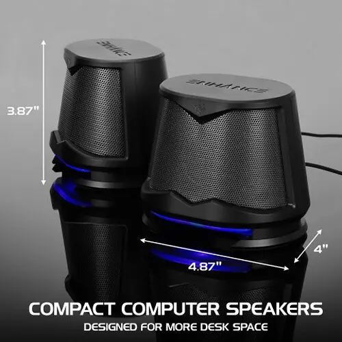 Enhance SB2 High-Excursion USB Speakers - Blue-5