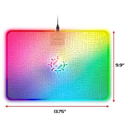Enhance Voltaic 2 RGB Hard Mouse Pad-3