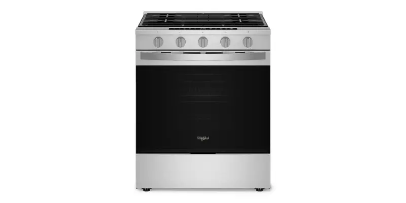 Whirlpool 5.0 Cu Ft Smart Single Oven Gas Range - Stainless Steel