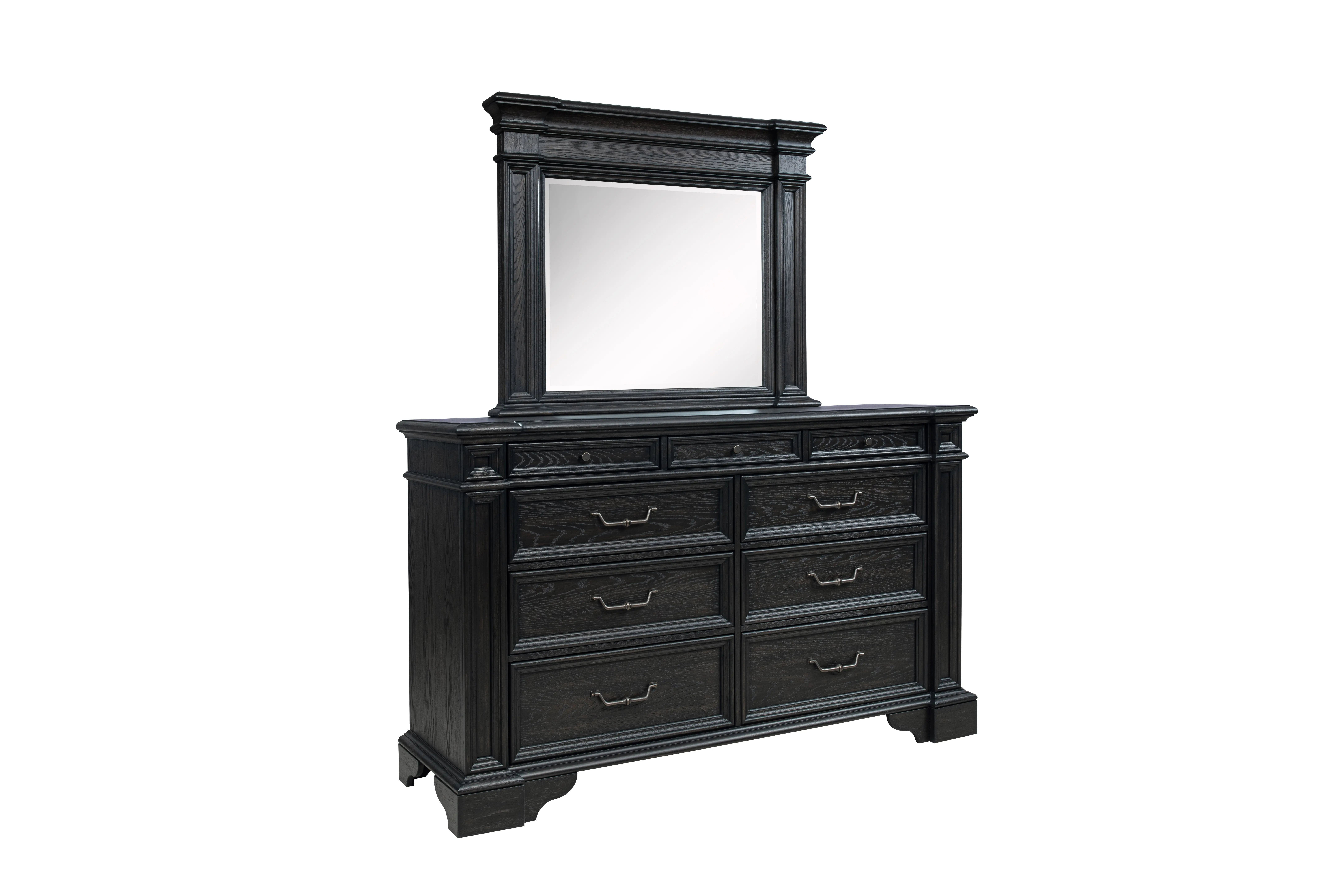 Marshall English Black Oak Dresser-1