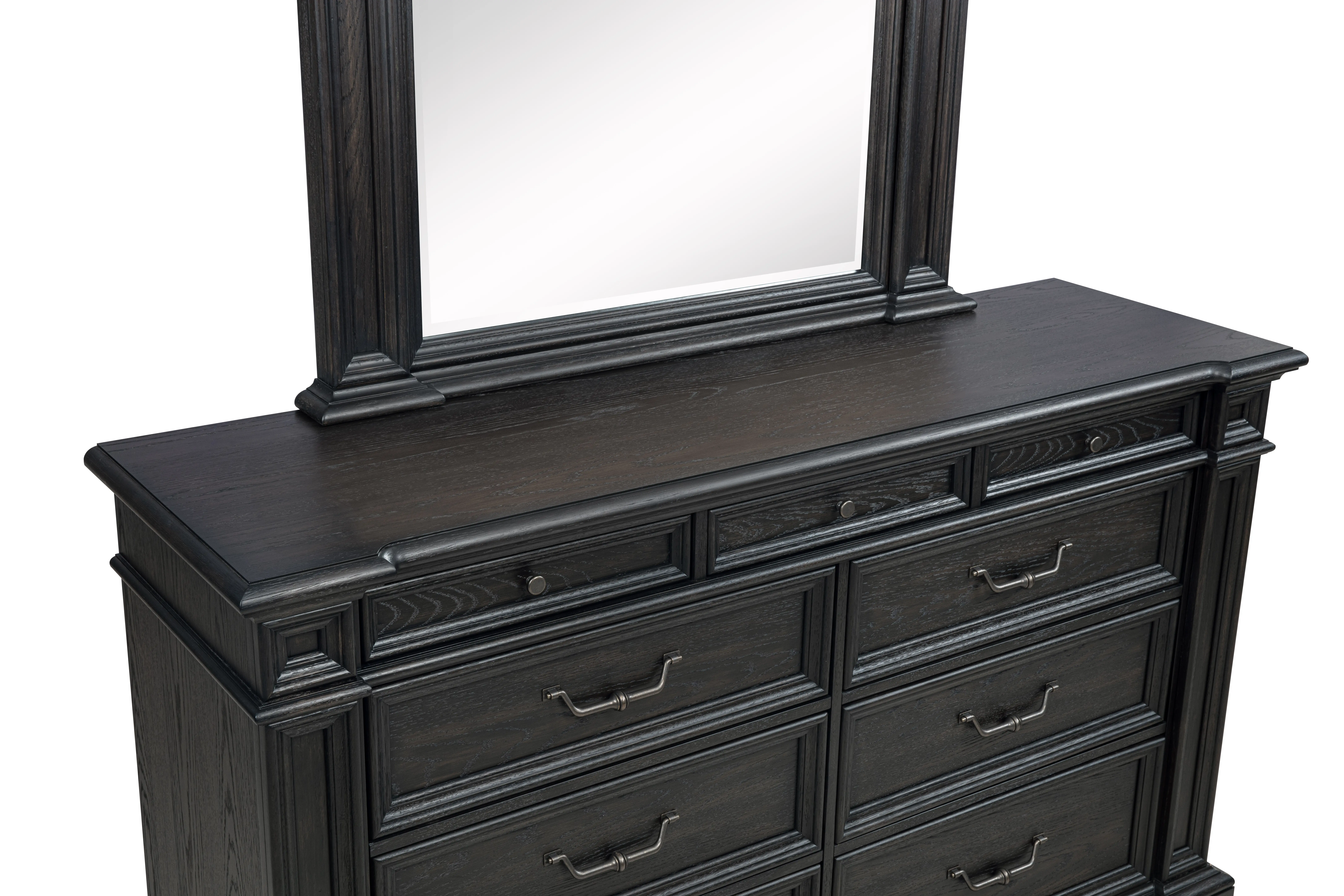 Marshall English Black Oak Dresser-3