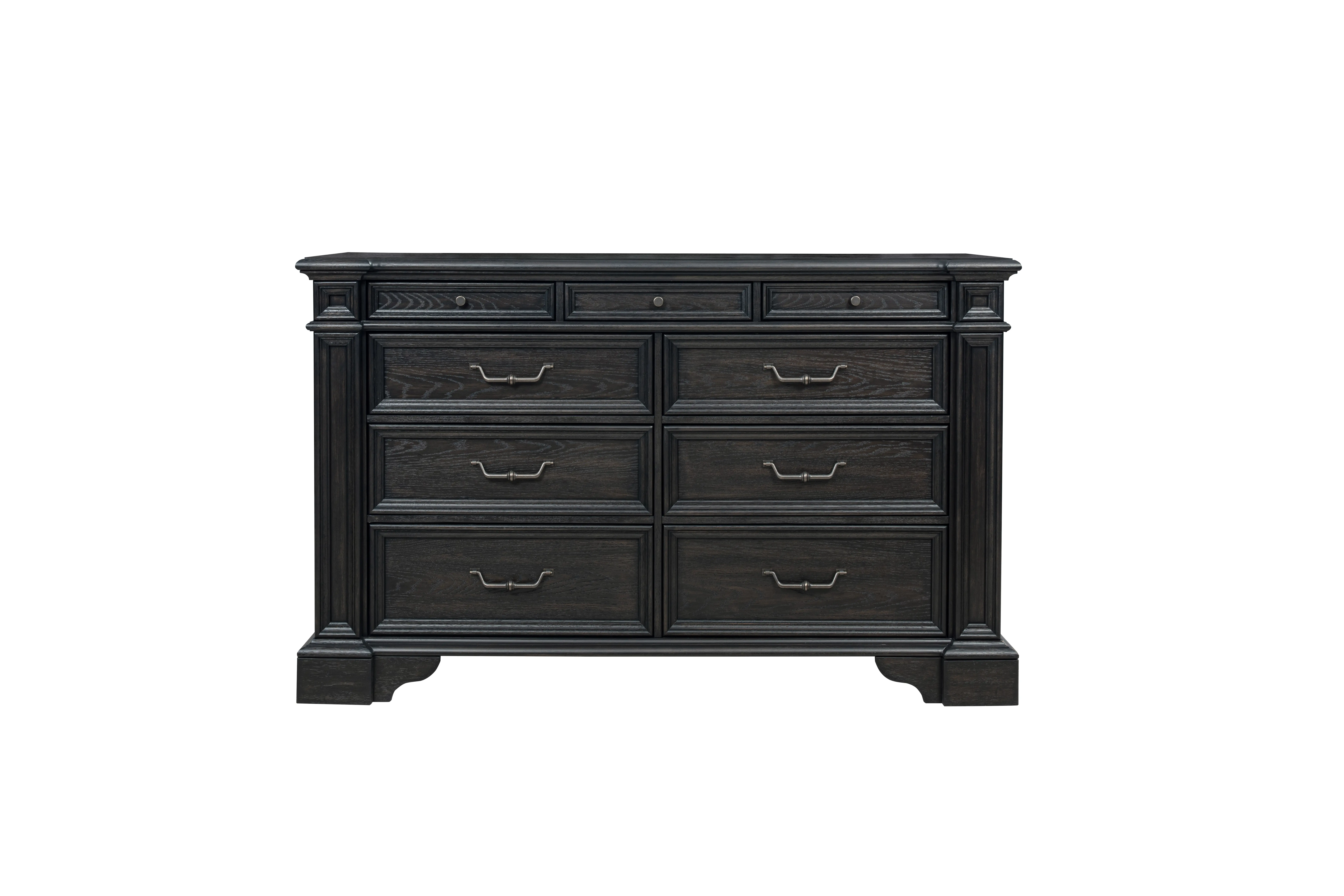 Marshall English Black Oak Dresser-5
