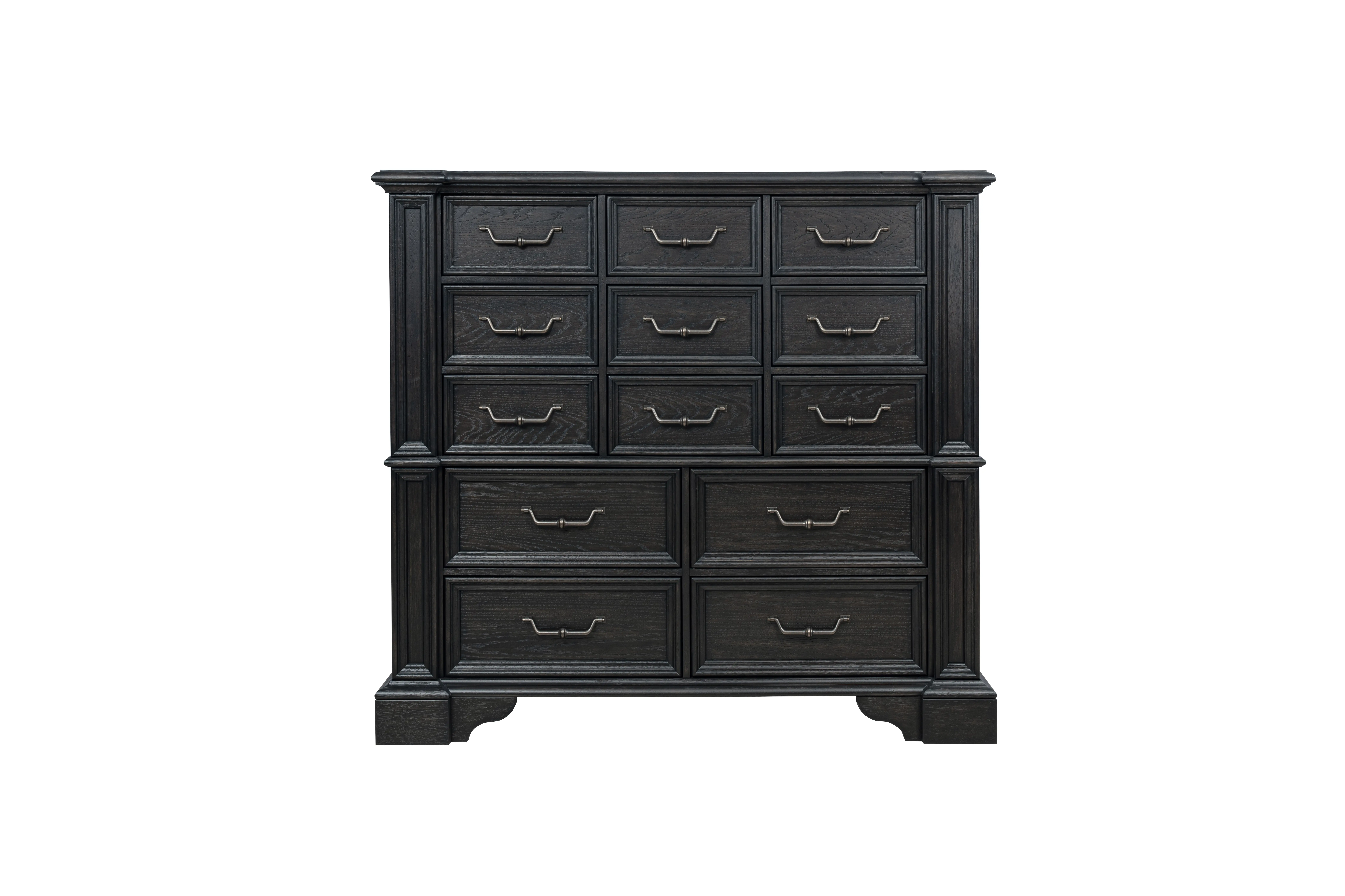 Marshall English Black Oak Gentleman's Chest-2
