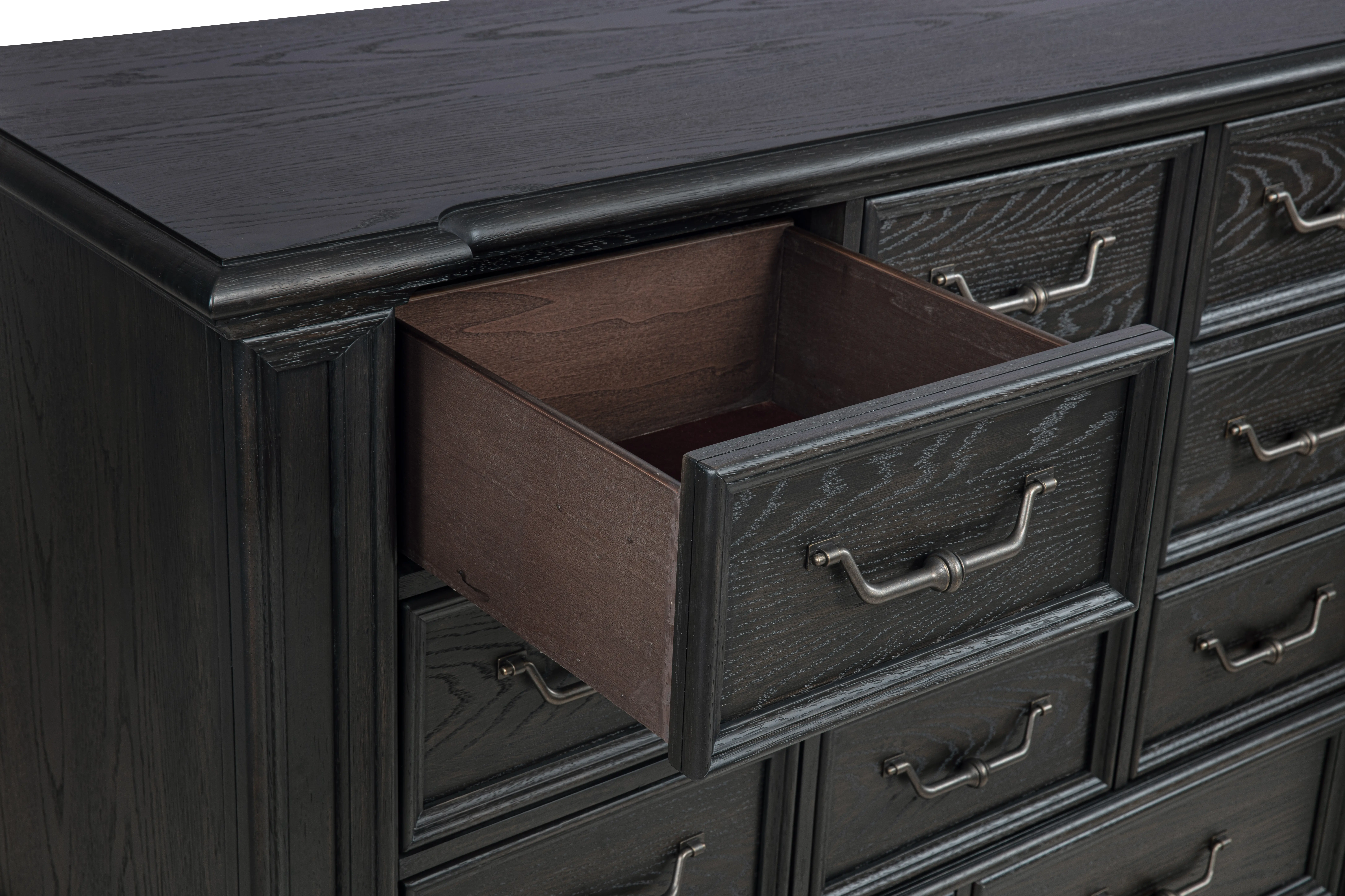 Marshall English Black Oak Gentleman's Chest-3