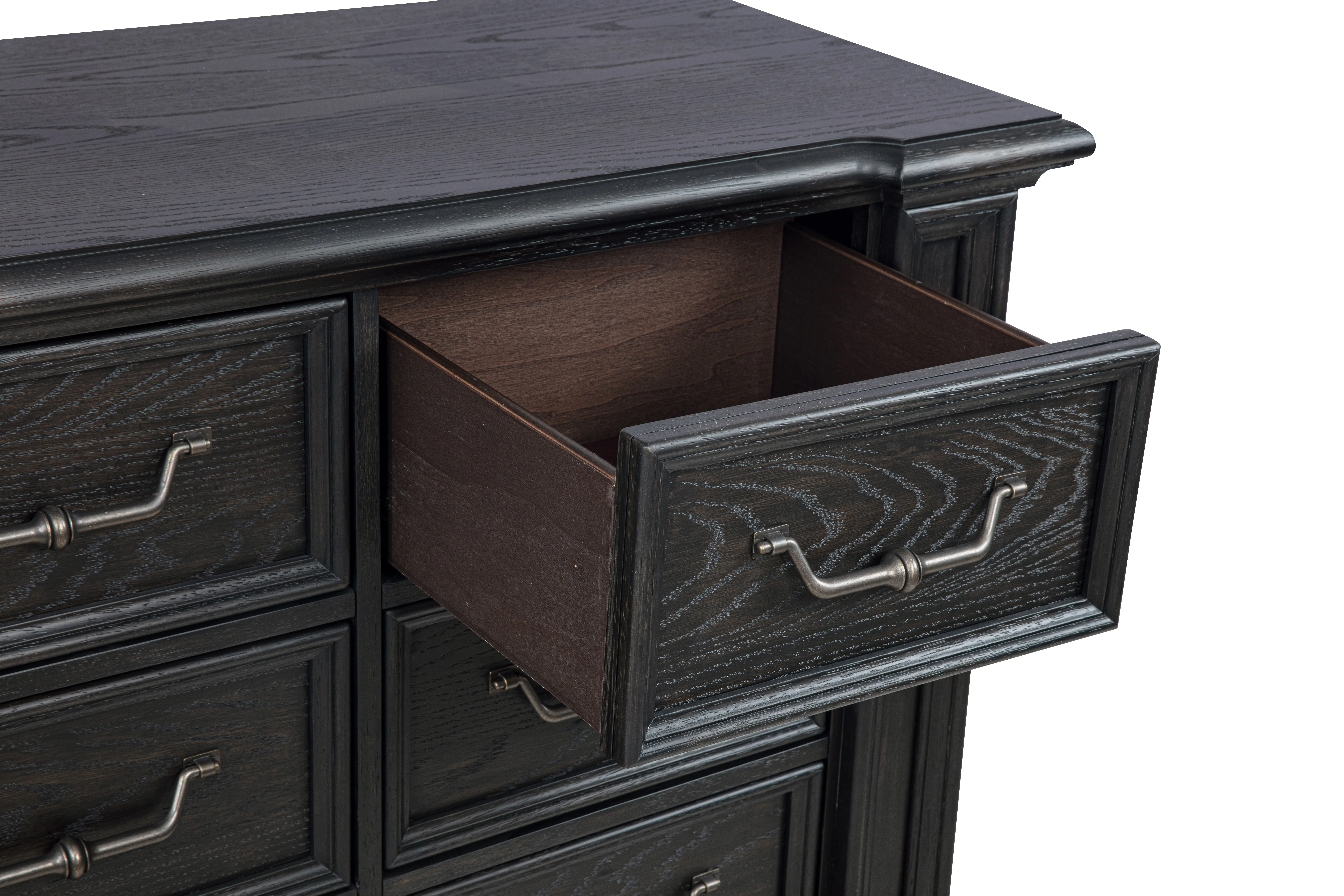 Marshall English Black Oak Gentleman's Chest-4