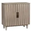 Butler Two-Door Beige Cabinet