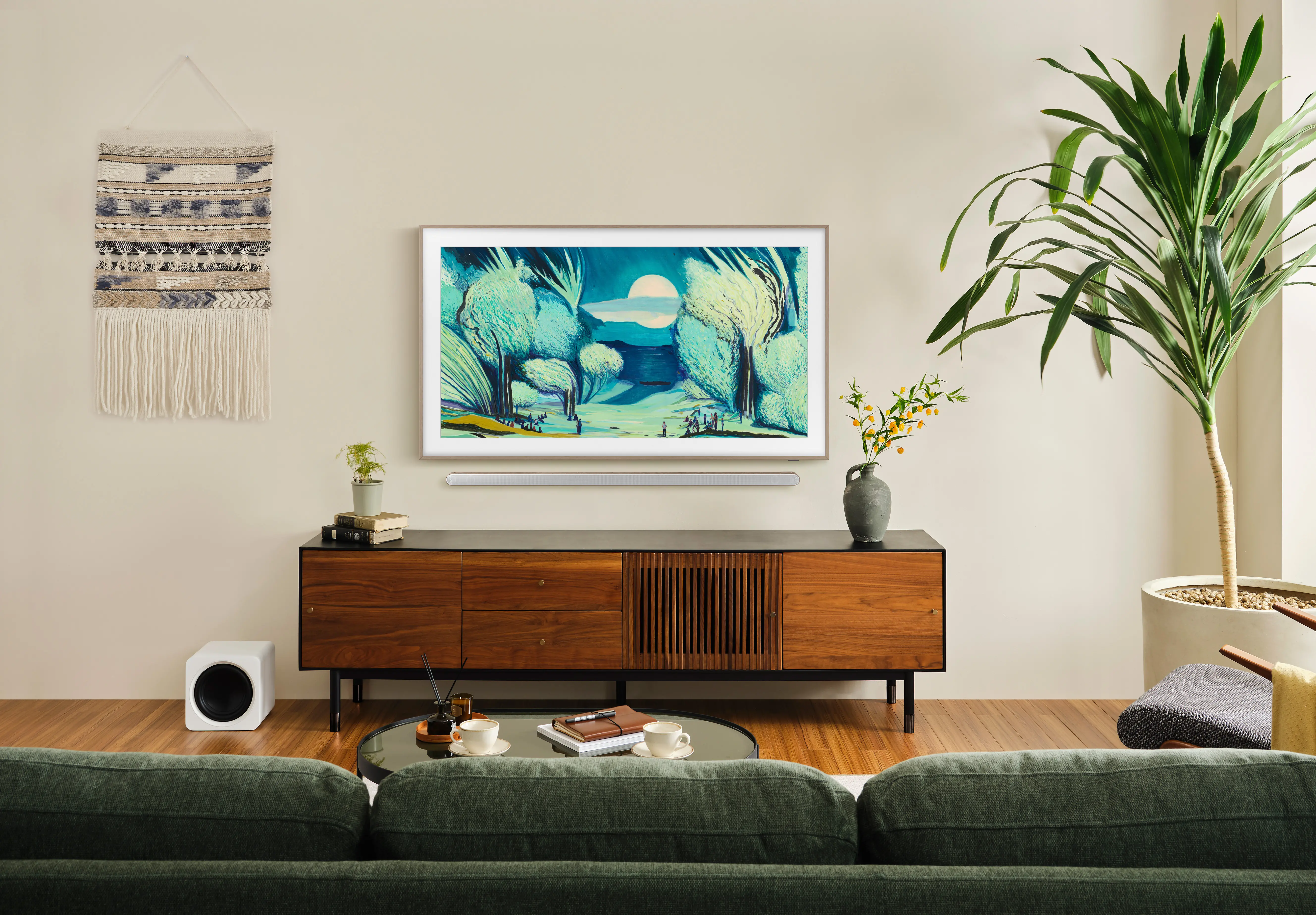 QN50LS03FAFXZA Samsung 50” LS03FAF The Frame Series QLED 4K Slim Fit Wall Mount Included-2