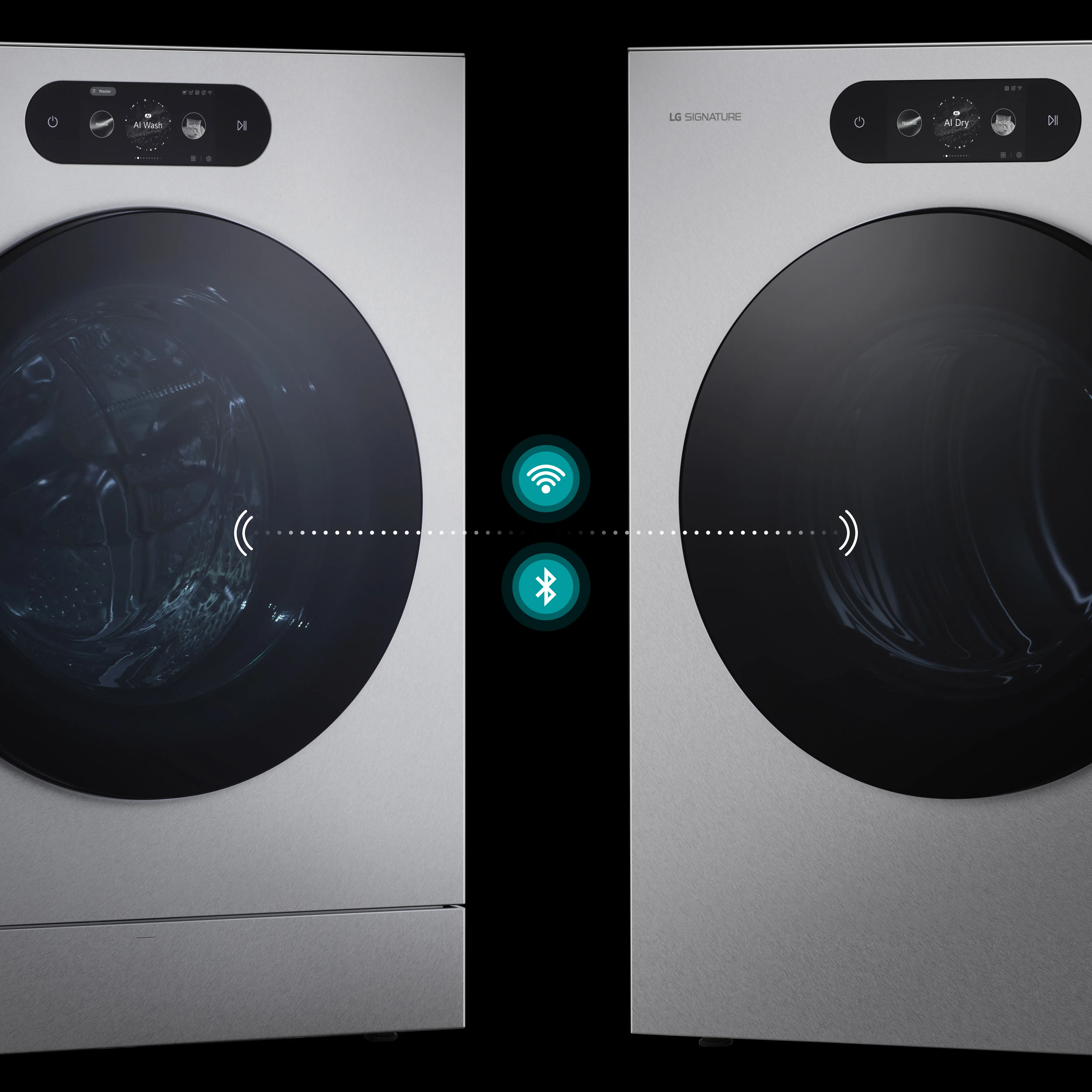 DLEX9900S LG SIGNATURE 9.0 Cu Ft Mega-Capacity Smart AI Electric Dryer - Platinum Steel-6