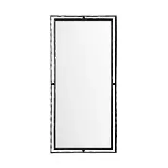 Black Metal Wall Mirror-1