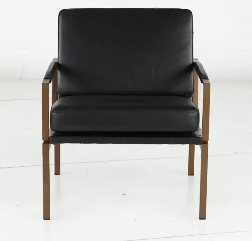 Puckman Black Accent Chair-7