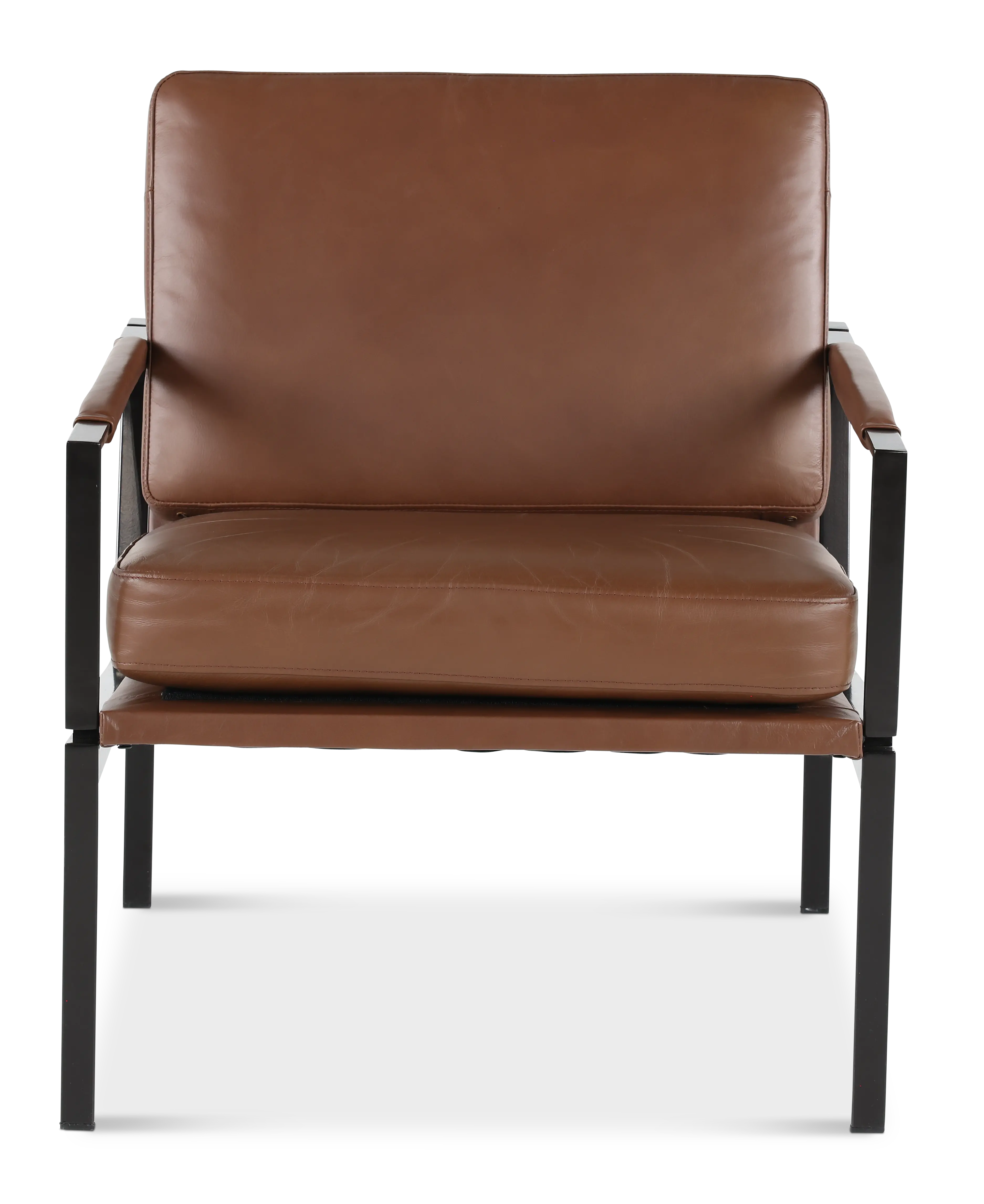 Puckman Brown Accent Chair-1