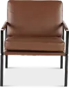 Puckman Brown Accent Chair