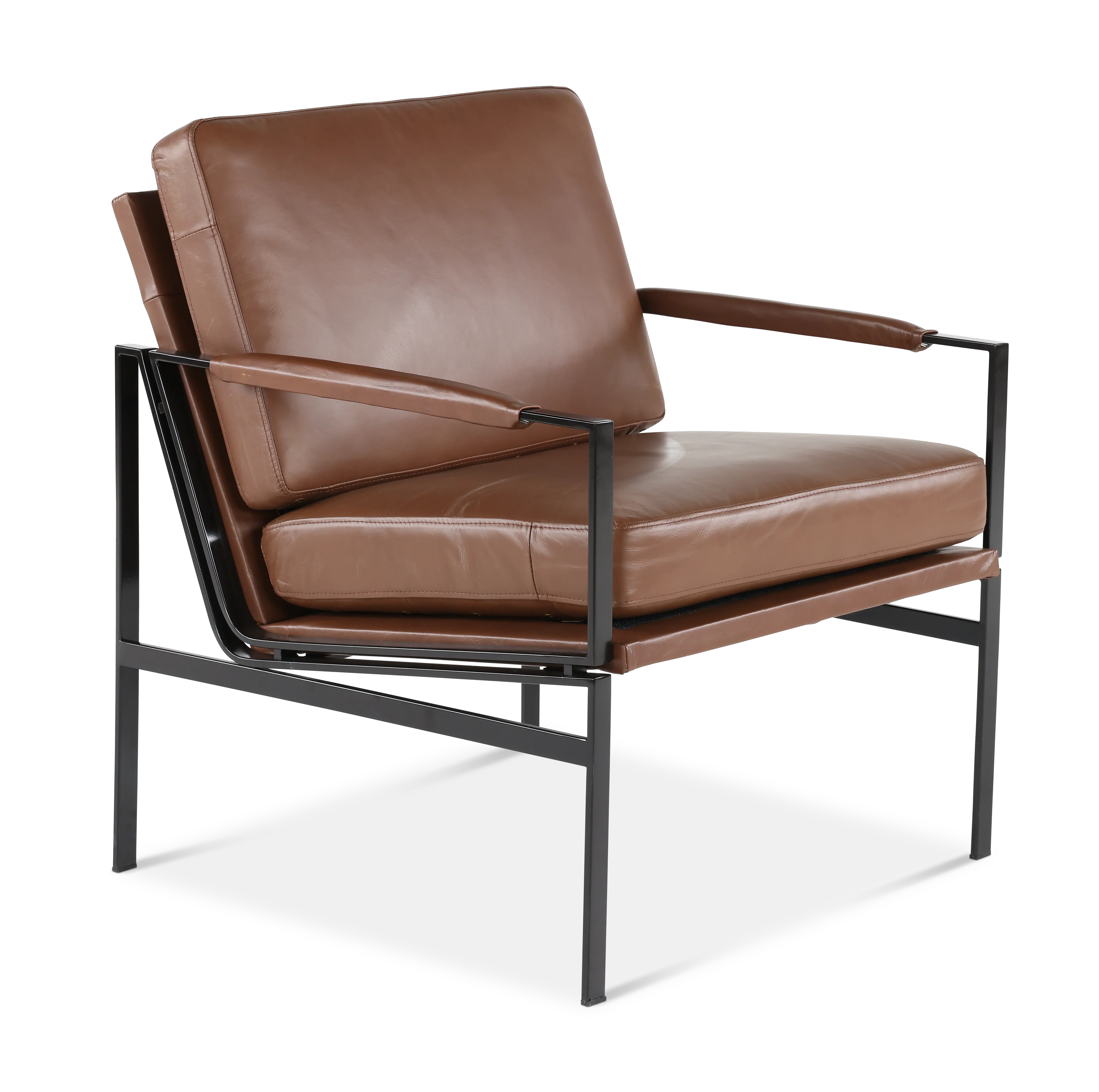 Puckman Brown Accent Chair-2