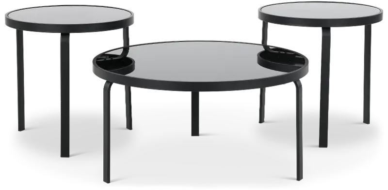 Dorylin Brown Table Set, Set of 3