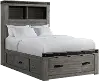 Wade Gray Twin Storage Bed