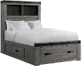 Wade Gray Twin Storage Bed