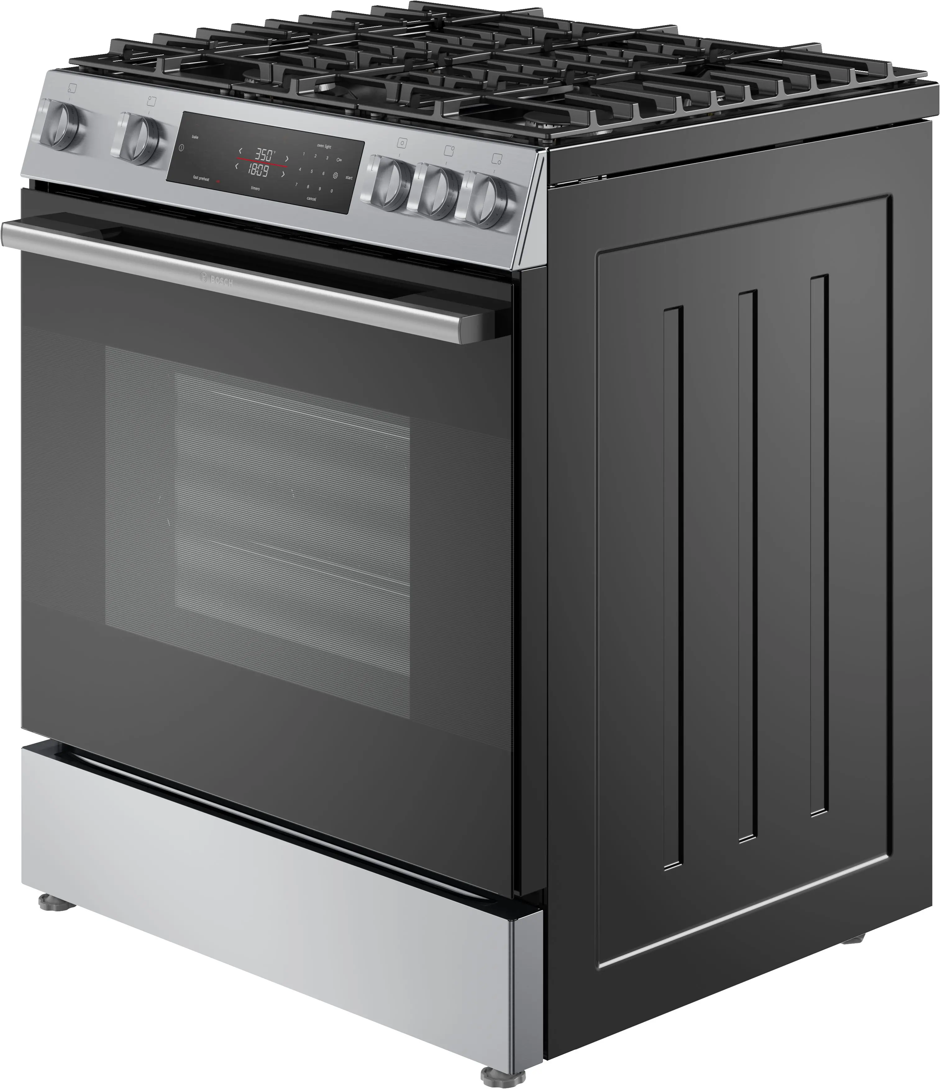 HGF1050MUC Bosch 100 Series 30 Gas Slide In Range - Stainless Steel-13