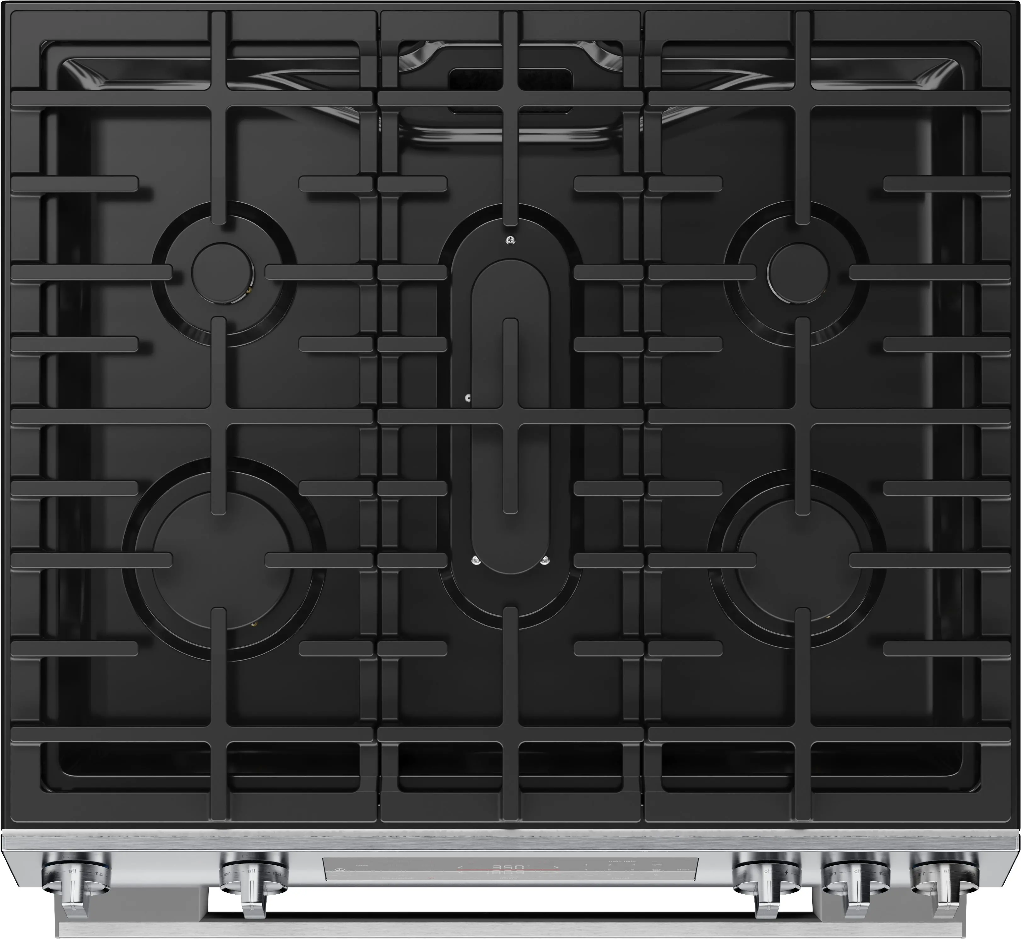 HGF1050MUC Bosch 100 Series 30 Gas Slide In Range - Stainless Steel-5