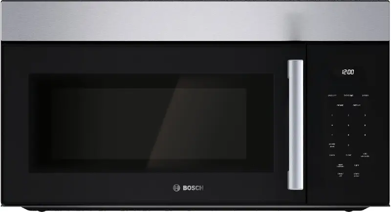 Bosch 100 Series 1.7 Cu Ft Over-The-Range Microwave - Stainless Steel