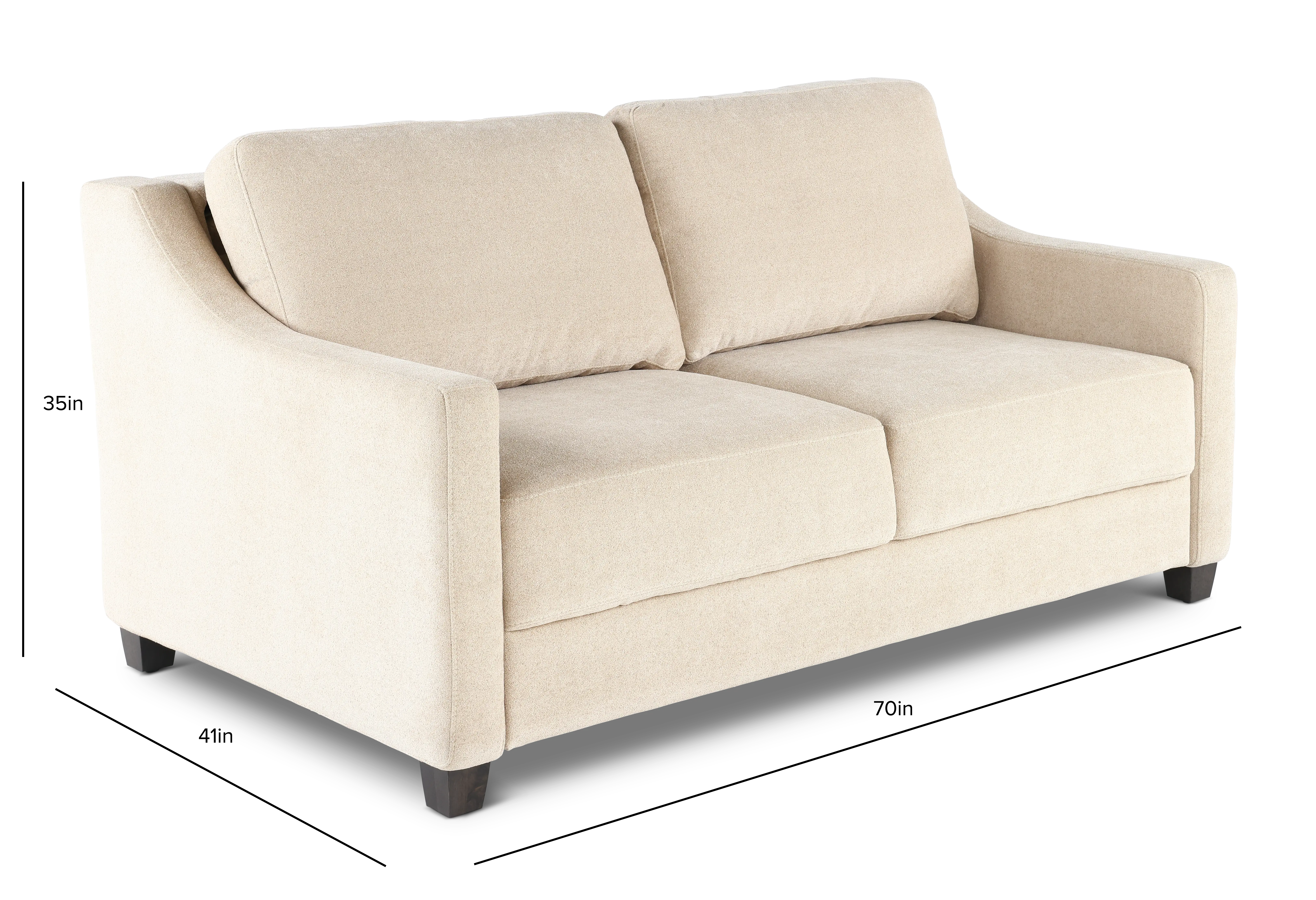 JOY-SLQ-QUEEN/MIA SAND/ESP Joy Sand Beige Queen Sofa Bed-3