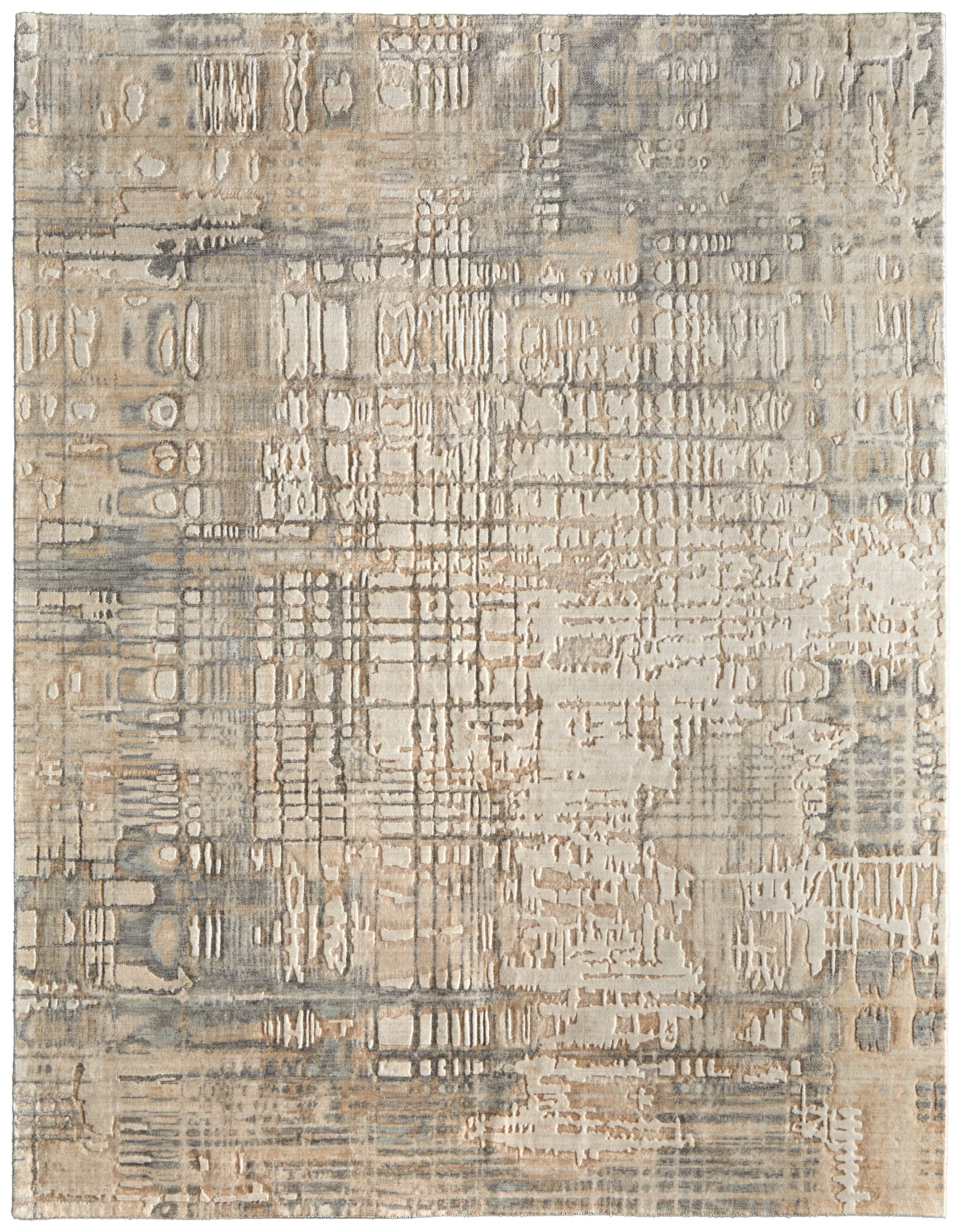 Jaxson 8 x 10 Beige Multi Area Rug-1