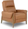 Aline Butternut Brown High Leg Power Recliner