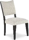 Roatan Light Gray and Black Dining Chair