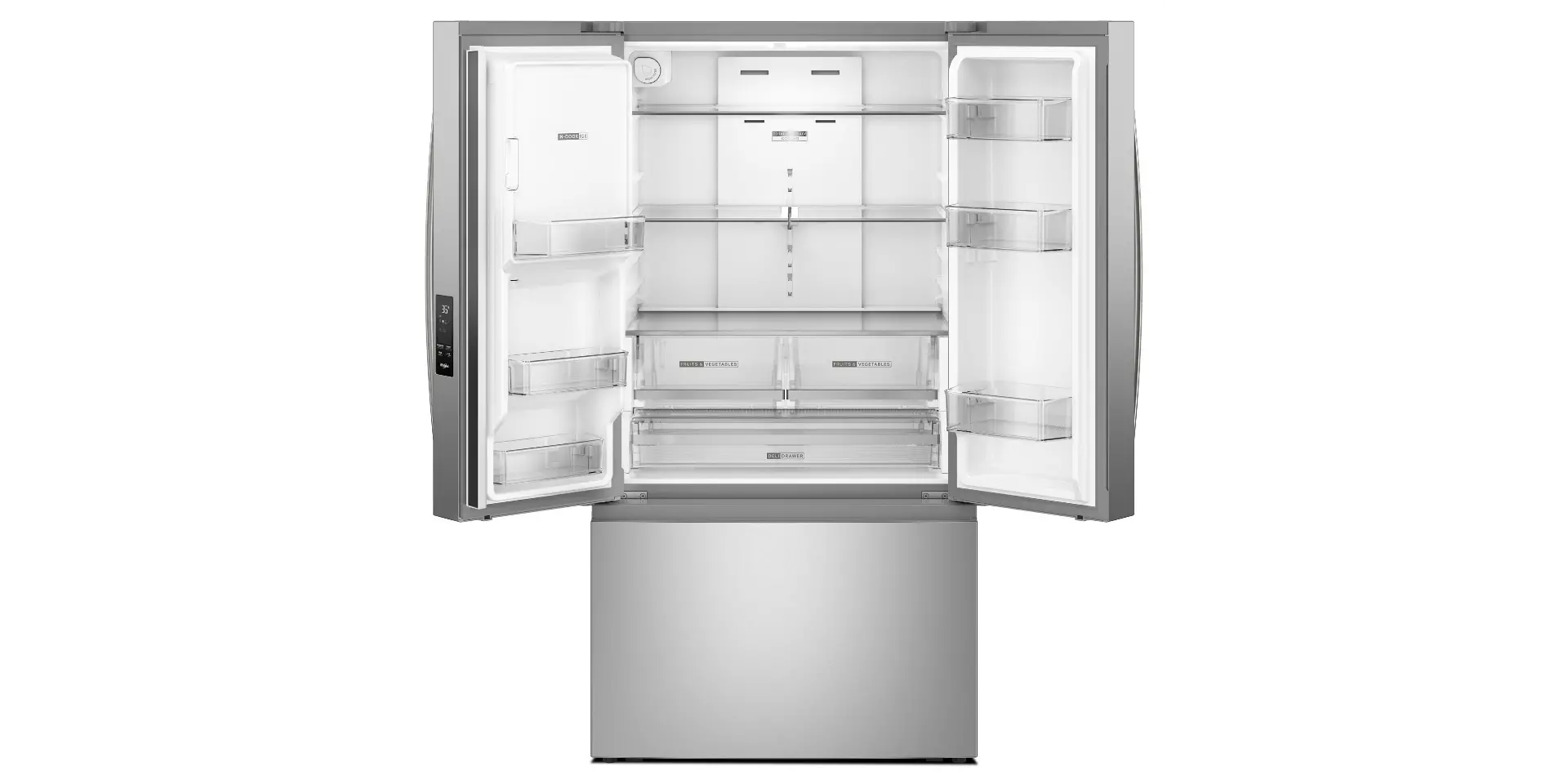 WRFF3536SZ Whirlpool 30 Cu Ft French Door Refrigerator - Stainless Steel-11