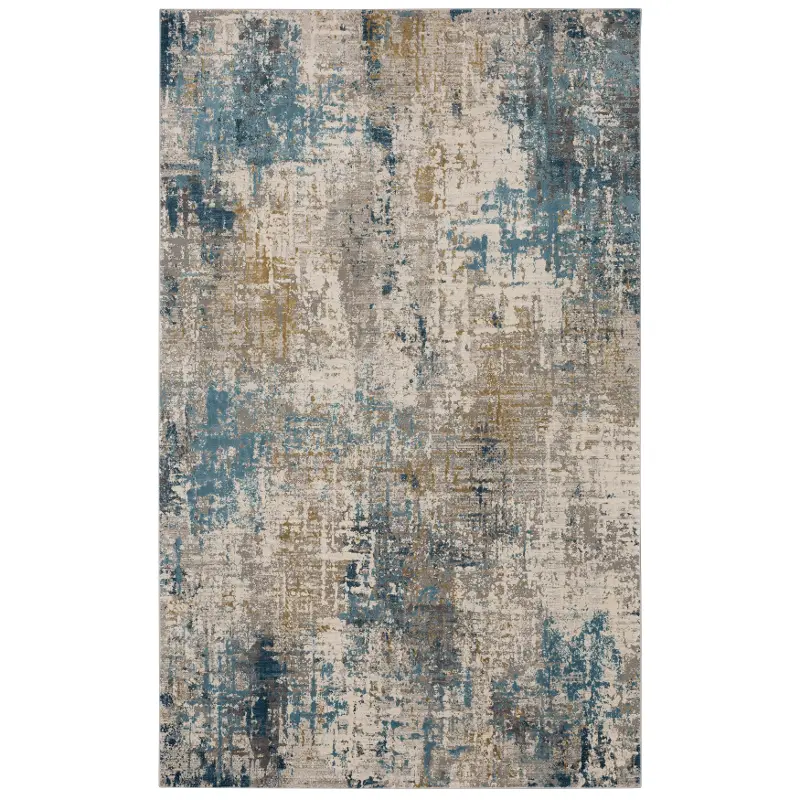 Tryst 5 x 8 Marseille Blue Area Rug