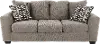 Triston Peaks Light Brown Suede Queen Sleeper Sofa