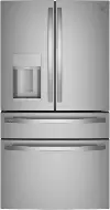 PXD22BYPFS GE Profile 22.4 Cu Ft Smart French Door Refrigerator - Counter Depth Stainless Steel