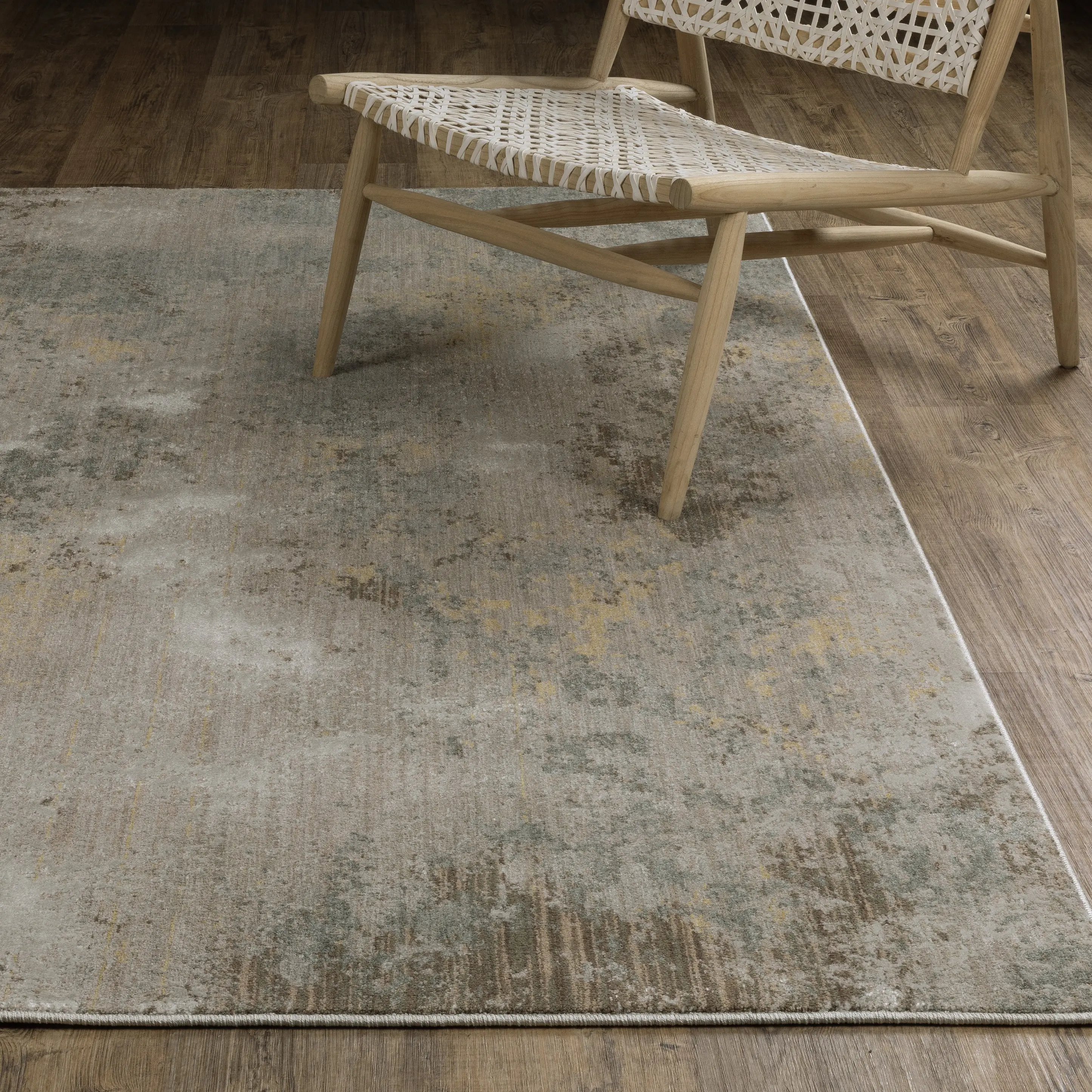 Mallory 5 x 8 Beige and Yellow Area Rug-2