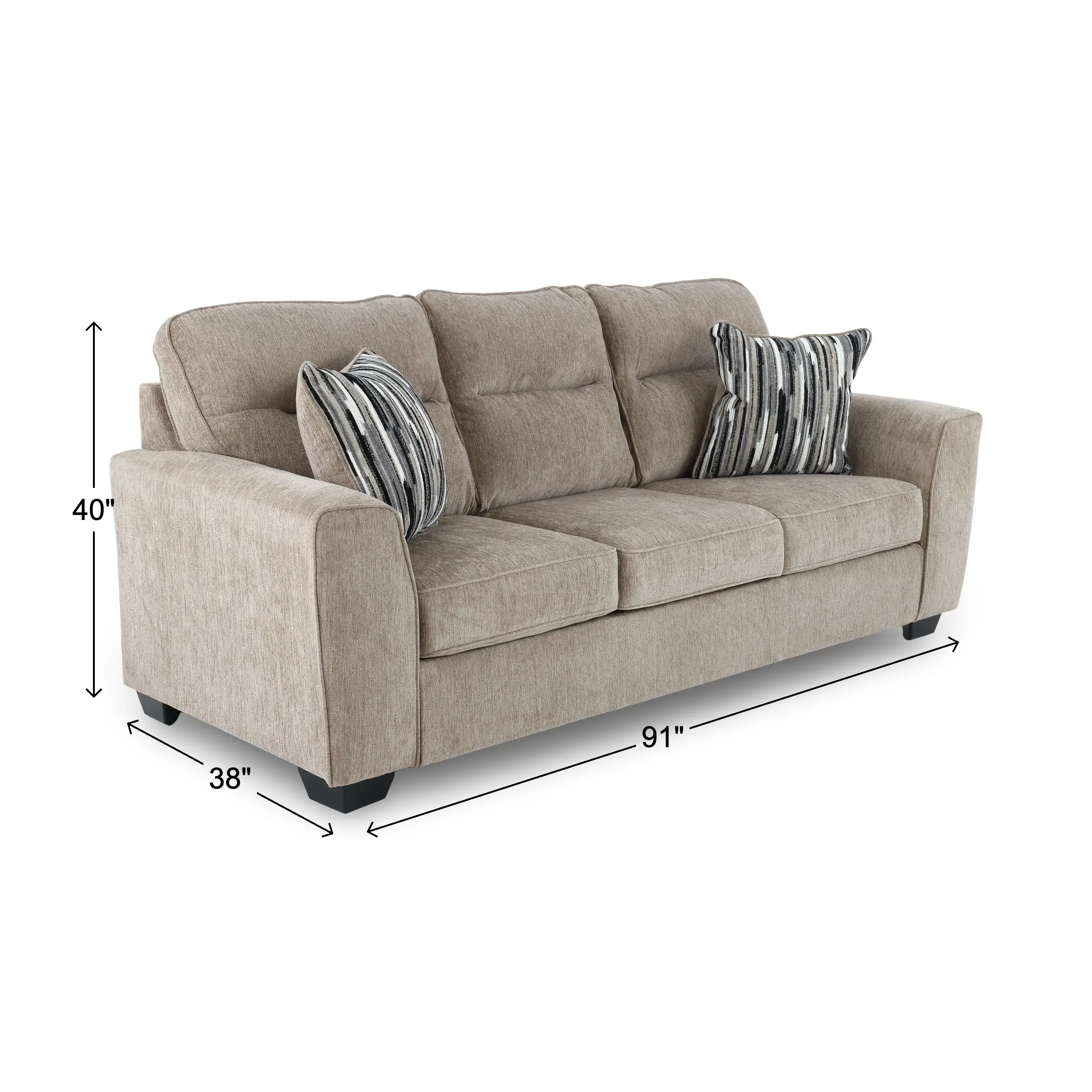 Olton Mocha Brown Sofa-3