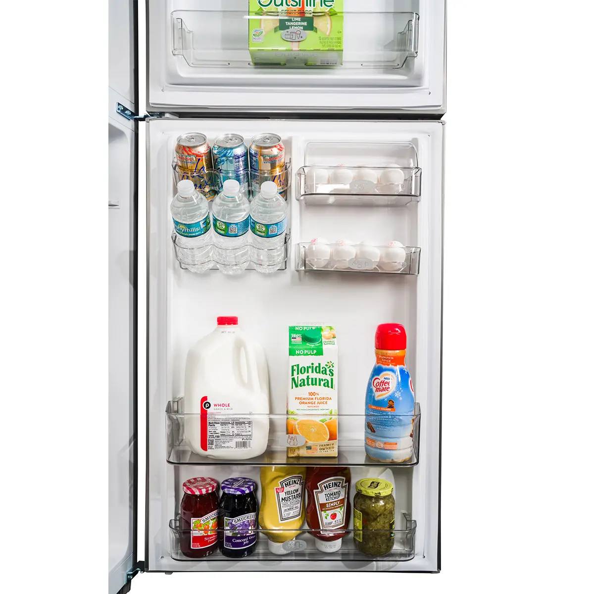 Precision Trading 10.1 Cu Ft Top-Freezer Refrigerator - White-3