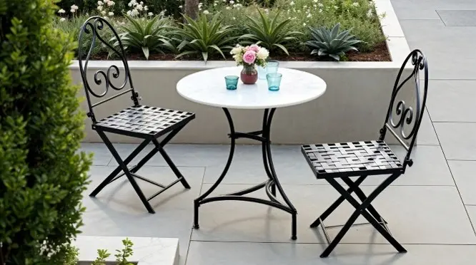 Emmaline Outdoor Bistro, 3 Piece Set-9