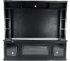 Byron Black Fireplace Entertainment Center