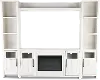 Finnegan White Fireplace Entertainment Center