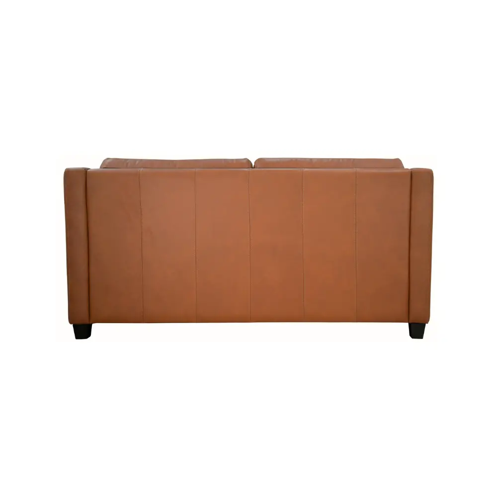 JOY-SLQ-QUEEN/SLK PALOMINO/ESP Joy Palomino Brown Leather Queen Sofa Bed-7