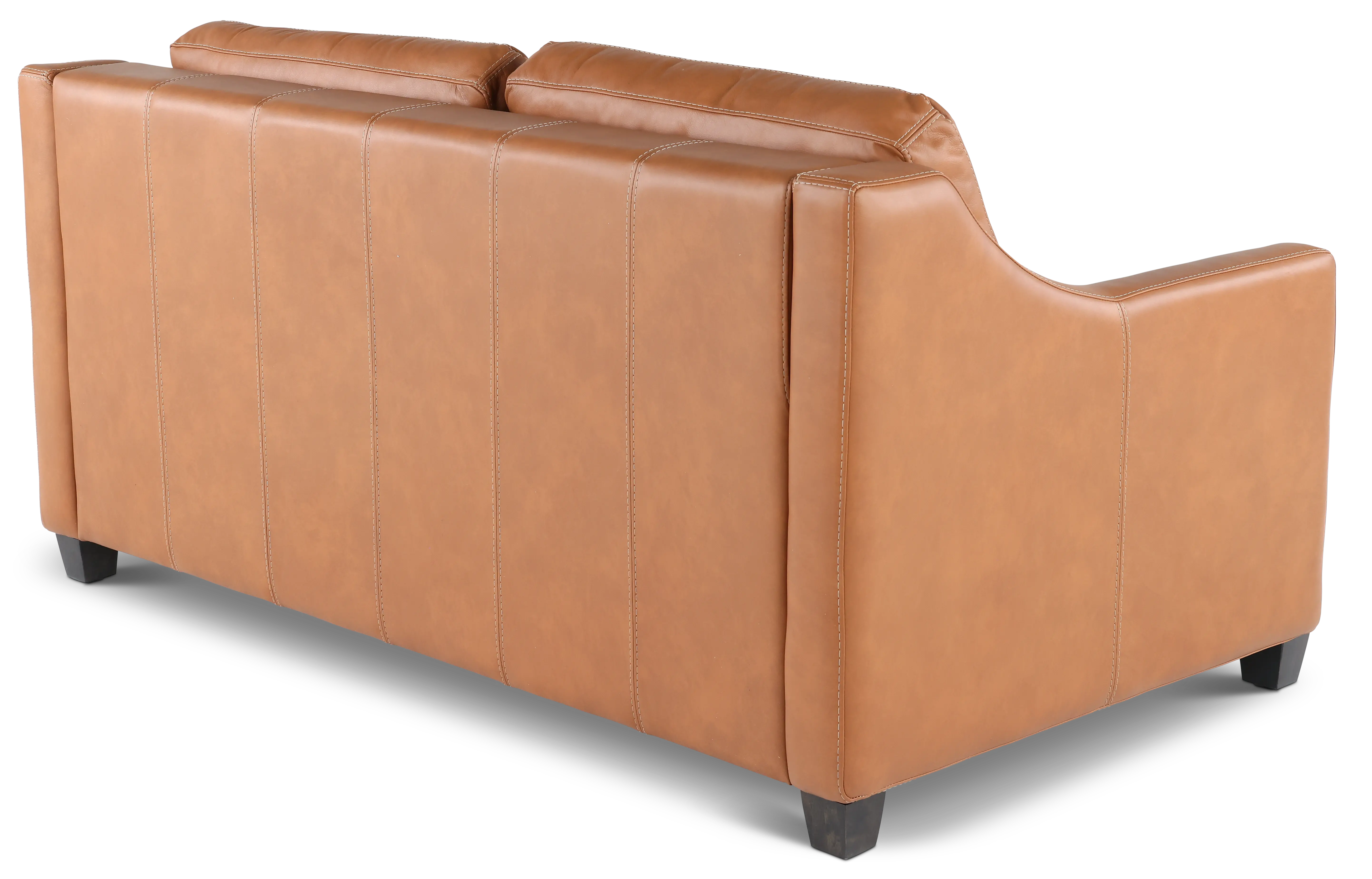 JOY-SLQ-QUEEN/SLK PALOMINO/ESP Joy Palomino Brown Leather Queen Sofa Bed-8