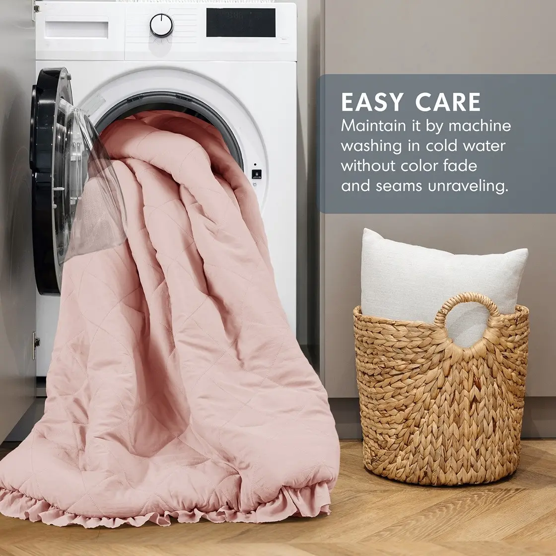 Pink Diamond Twin Comforter 3 Piece Set-6