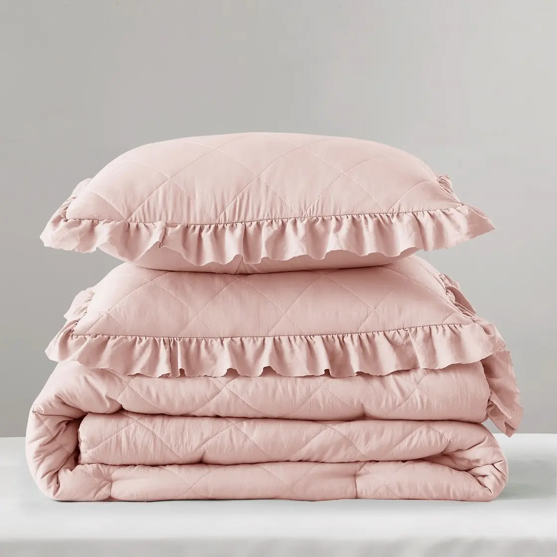 Pink Diamond Twin Comforter 3 Piece Set-7